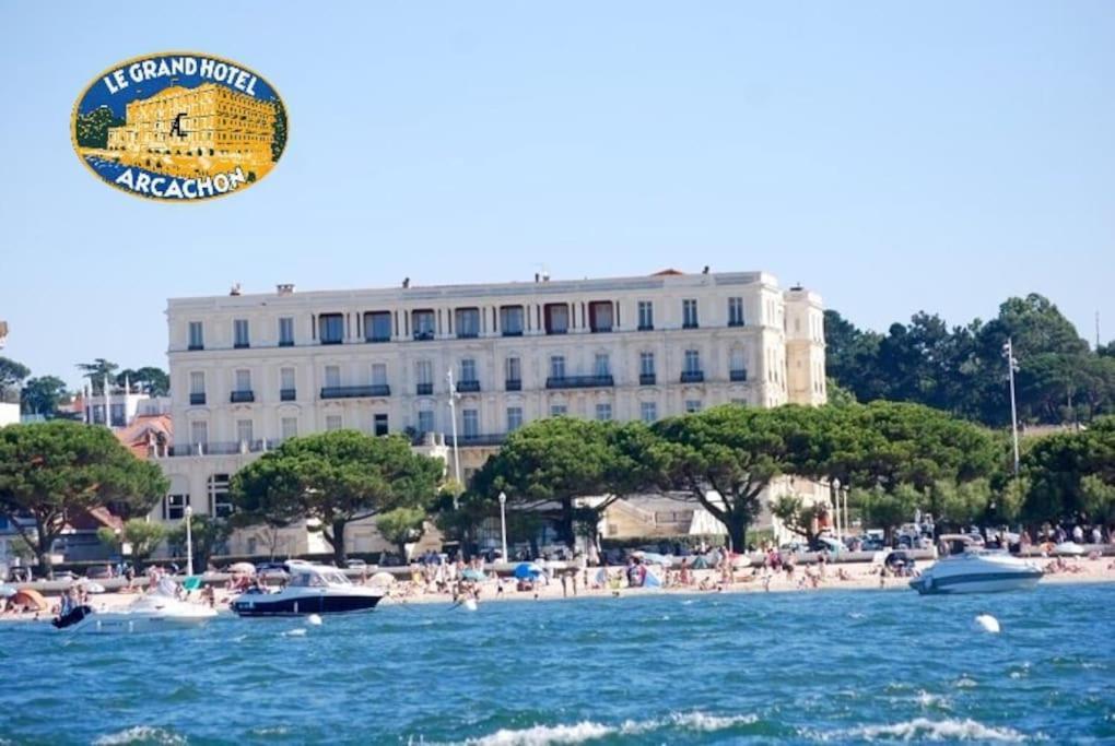 Grand Hotel - Magnifique Appartement Bord De Plage Centrale Arcachon Exterior photo